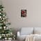 Stupell Industries Hanging Red Ornaments Christmas Tree Framed Giclee Art